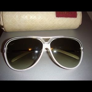 Penguin Sunglasses with White Frame Aviators